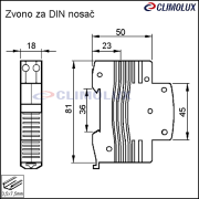 10615-zvono-za-din-nosac-230vac-c60/zvono-za-din-nosac-dimenzija-clim-001