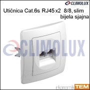 10737-uticnica-mrezna-dvostruka-cat-6s-rj45x2-ks-slim-bijela-sjajna-ke41pw/pw-uticnica-cat6-rj45x2-ks-ke41pw-001